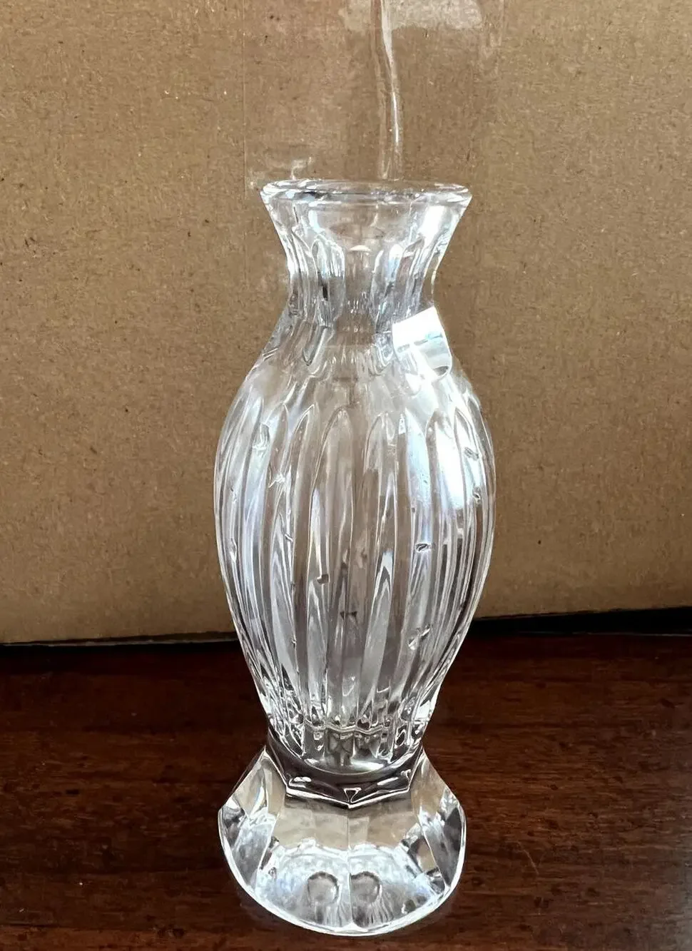 Rogaska Miller Crystal Bud Vase Excellent Perfect Mint